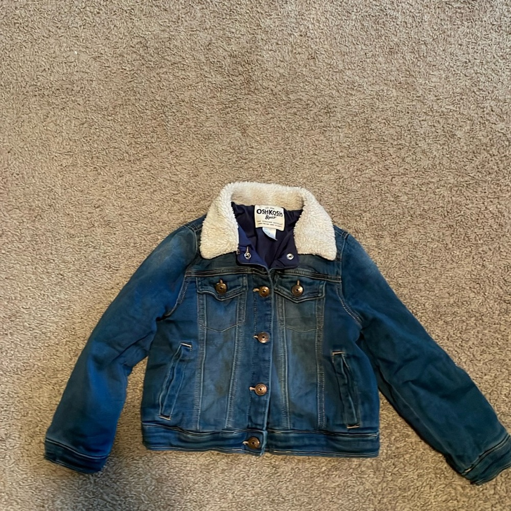 Oshkosh girls denim jacket size 7